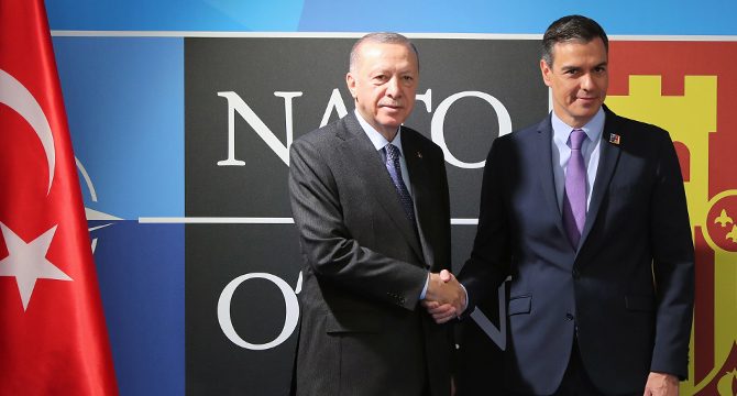 Erdoğan, İspanya Başbakanı Sanchez görüştü