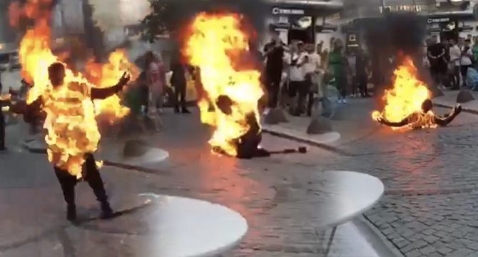 Galata’daki dehşette yeni gelişme: Kendini yakan genç hayatını kaybetti