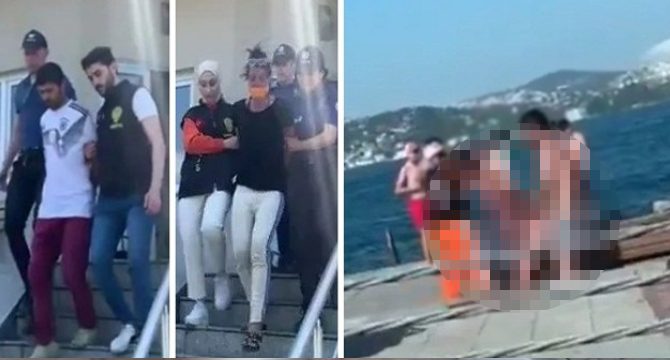 Bebek sahilinde cinsel ilişkiye giren şüphelilerden biri tutuklandı