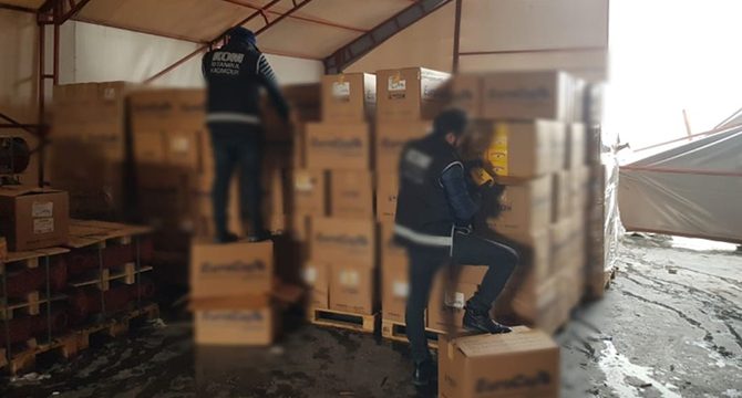 20 milyon TL’lik kaçak tütün operasyonu