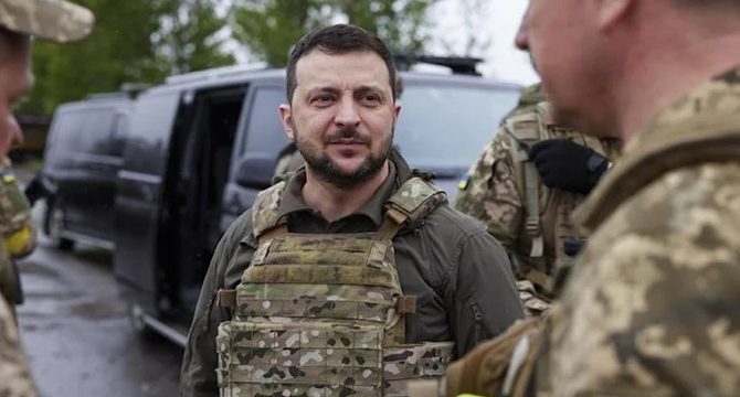 Zelenskiy, Zaporijya’yı ziyaret etti