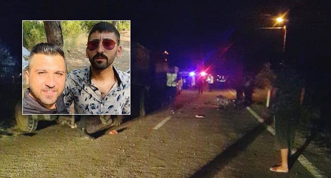 Bindikleri motosiklet iki gence mezar oldu