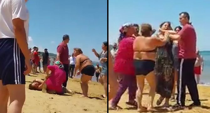 Plajda panik: Kalp masajı yapılırken şoka giren anneyi tokatladı