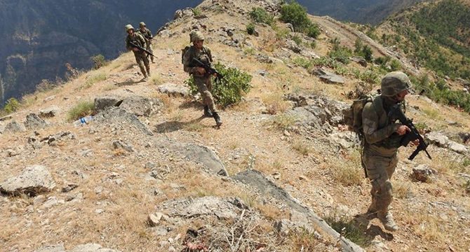 MSB: Irak’ın kuzeyinde 7 terörist etkisiz hale getirildi
