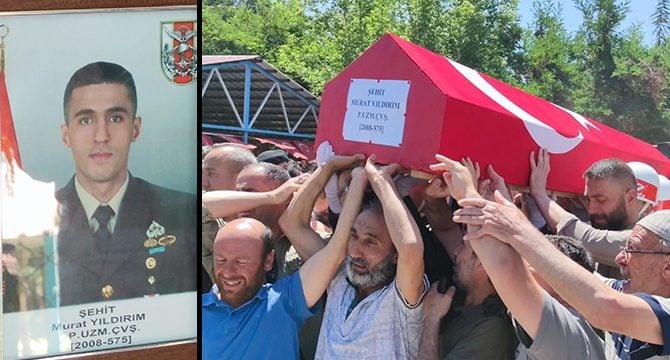 Şehit Murat Yıldırım son yolculuğuna uğurlandı