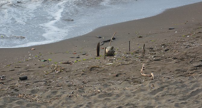 Ordu sahilinde Rus yapımı 'hava ştandrosu' imha edildi