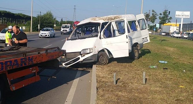 Samsun'da trafik kazası: 5 yaralı