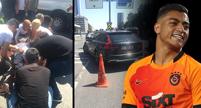 Galatasaray’dan ayrılan Mostafa Mohamed’in aracı kazaya karıştı