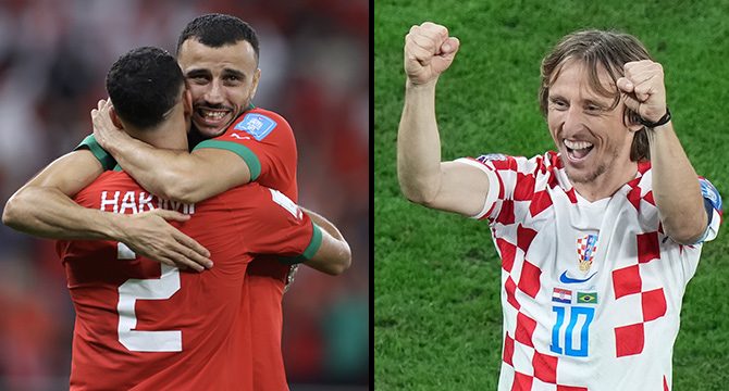 Hırvatistan ile Fas, Dünya Kupası'nda üçüncülük için karşı karşıya