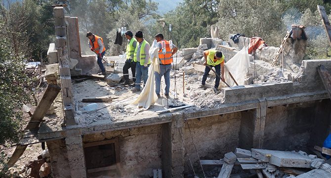 Marmaris’te kaçak yapılaşma ile mücadele sürüyor