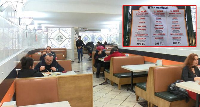 Restoran ve lokantalarda iftar sofrası boş kaldı