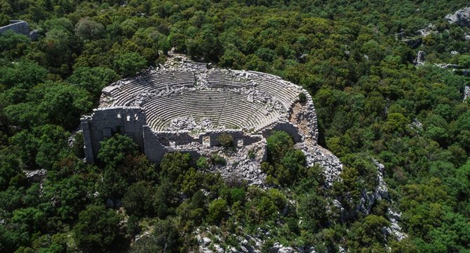 Termessos Antik Kenti doğa tutkunlarının uğrak noktası oldu