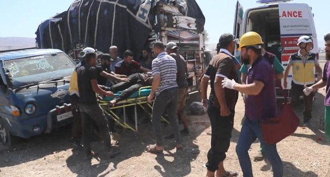 Rusya, İdlib'de sebze pazarını vurdu: 9 ölü, 30 yaralı