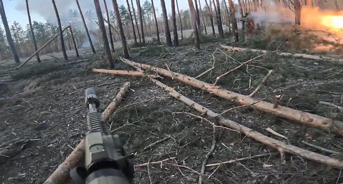 Rus ve Ukraynalı askerler böyle çatıştı
