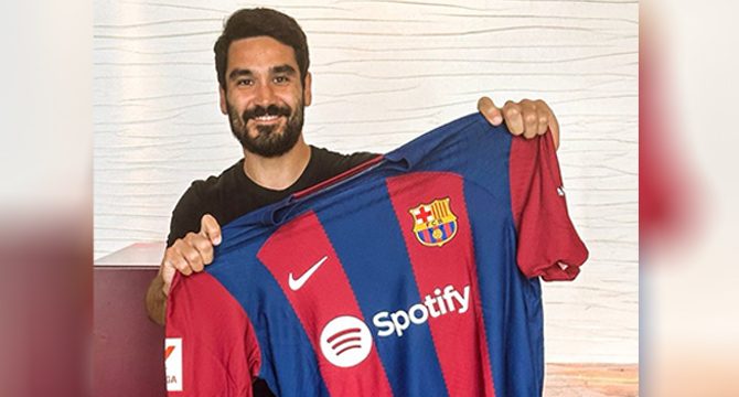 İlkay Gündoğan resmen Barcelona'da