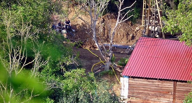 Bolu'da esrarengiz kazı; Zonguldak'tan maden işçileri getirildi