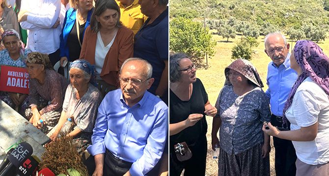 Kılıçdaroğlu çevrecilerin direndiği Akbelen'de!