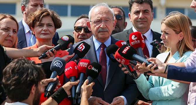 Kılıçdaroğlu’ndan Can Atalay’a ziyaret