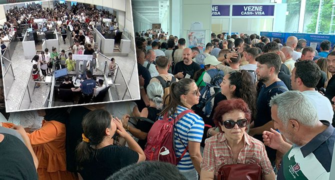 Cep telefonu zammından kaçmak isteyen sınır kapısına koştu