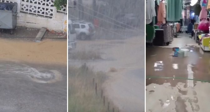 Sinop’ta sağanak yağış hayatı olumsuz etkiledi