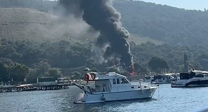 Heybeliada'da yangın