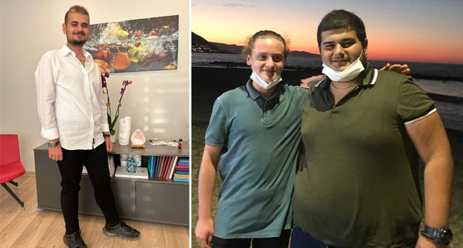Sekiz ayda 75 kilo verdi: Arkadaşları tanıyamadı