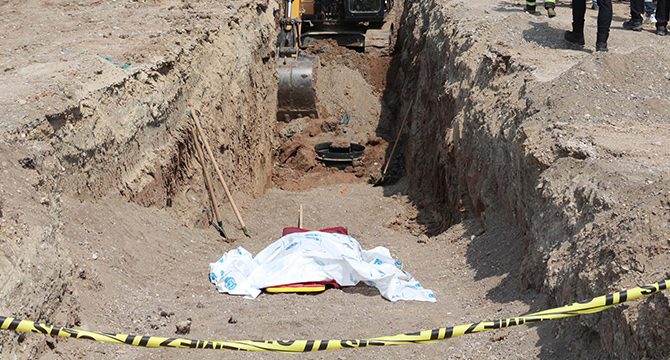 Çankırı'da altyapı çalışmasında göçük: 1 işçi öldü